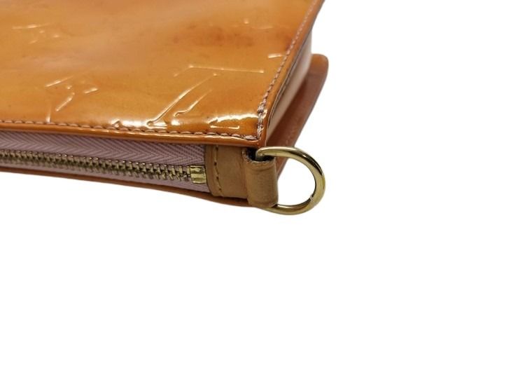 LOUIS VUITTON ルイヴィトン ポーチ レキシントン M91057 マシュマロピンク モノグラムヴェルニ レディース ゴールド金具
