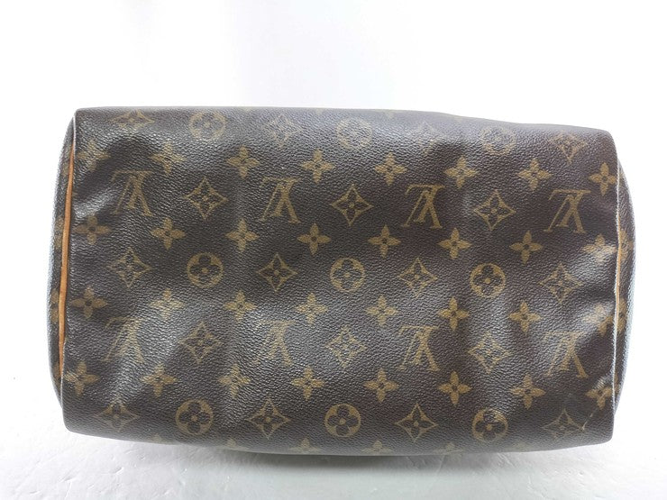 LOUIS VUITTON ルイヴィトン ハンドバッグ スピーディ35 M41107 ブラウン モノグラム・キャンバス レディース ミニボストンバッグ ゴールド金具