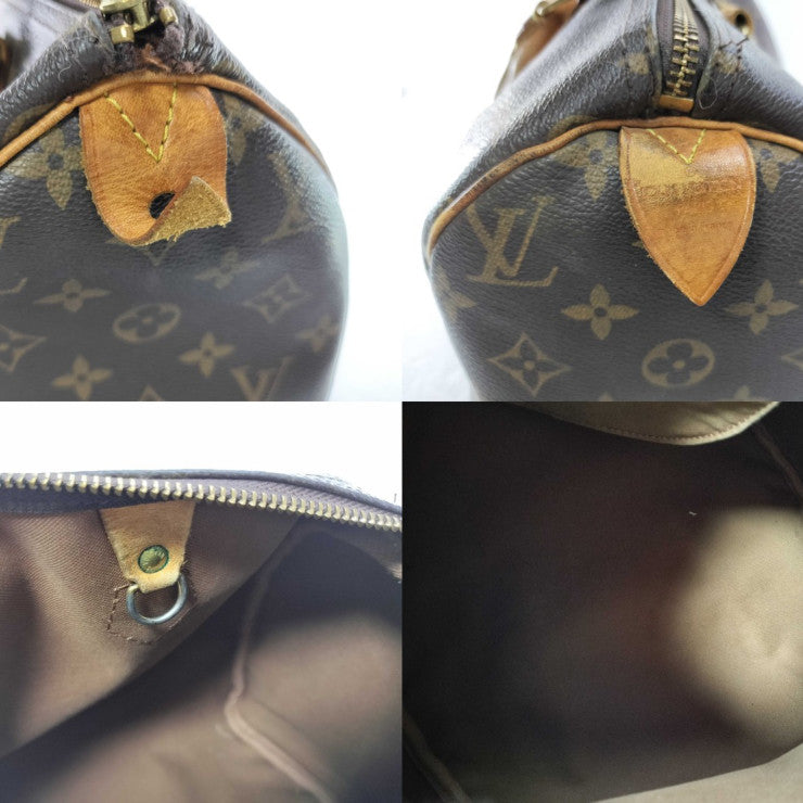 LOUIS VUITTON ルイヴィトン ハンドバッグ スピーディ35 M41107 ブラウン モノグラム・キャンバス レディース ミニボストンバッグ ゴールド金具