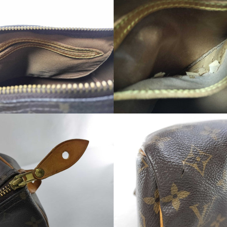 LOUIS VUITTON ルイヴィトン ハンドバッグ スピーディ35 M41107 ブラウン モノグラム・キャンバス レディース ミニボストンバッグ ゴールド金具