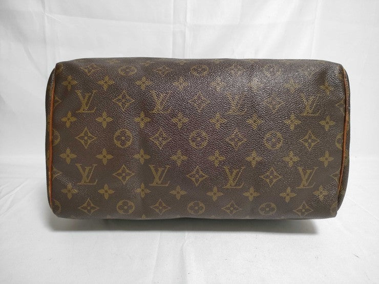 LOUIS VUITTON ルイヴィトン ハンドバッグ スピーディ30 M41108 ブラウン モノグラム・キャンバス レディース ミニボストンバッグ ゴールド金具