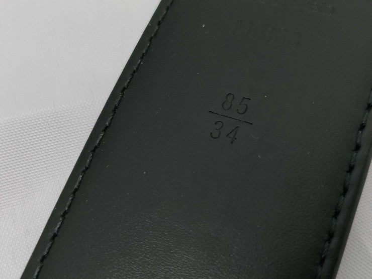 LOUIS VUITTON ルイヴィトン ベルト サンチュール LVサークル M0168V ブラック モノグラム エクリプス×レザー メンズ リバーシブル シルバー金具