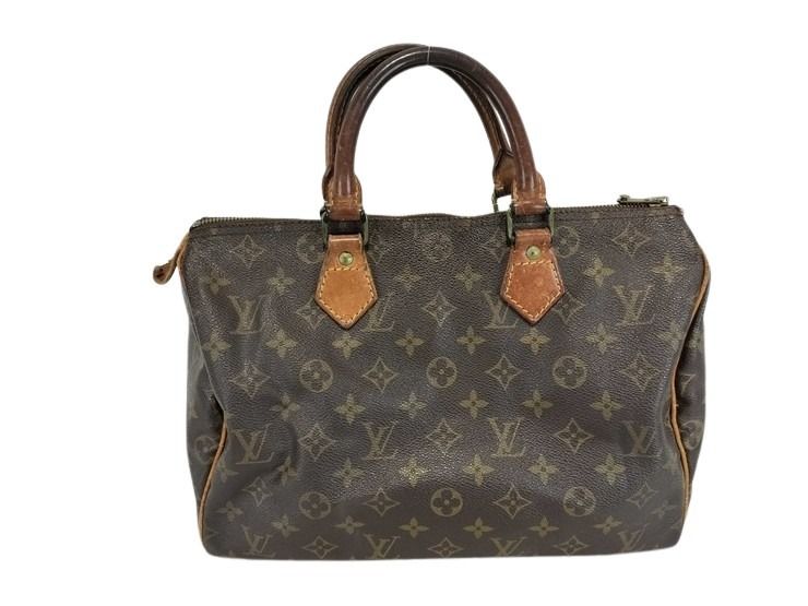 LOUIS VUITTON ルイヴィトン ハンドバッグ スピーディ30 M41108 ブラウン モノグラム・キャンバス レディース ミニボストンバッグ ゴールド金具