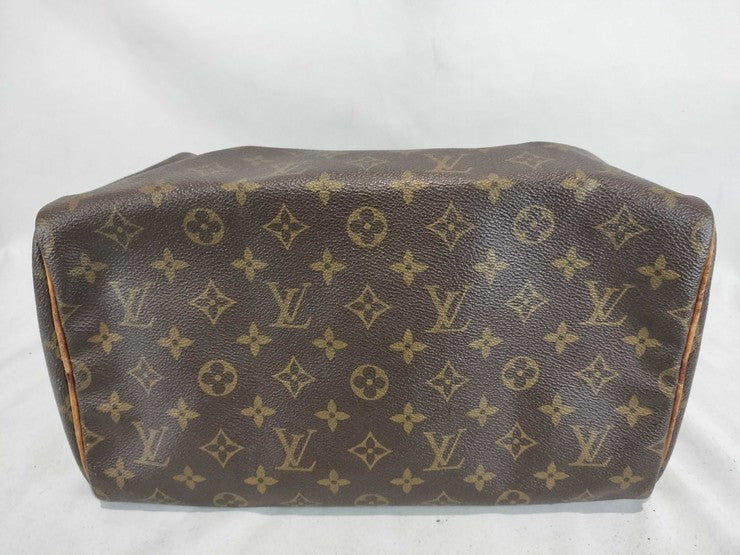 LOUIS VUITTON ルイヴィトン ハンドバッグ スピーディ30 M41108 ブラウン モノグラム・キャンバス レディース ミニボストンバッグ ゴールド金具