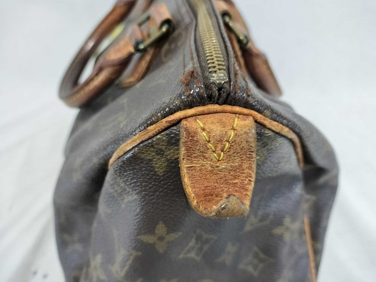 LOUIS VUITTON ルイヴィトン ハンドバッグ スピーディ30 M41108 ブラウン モノグラム・キャンバス レディース ミニボストンバッグ ゴールド金具