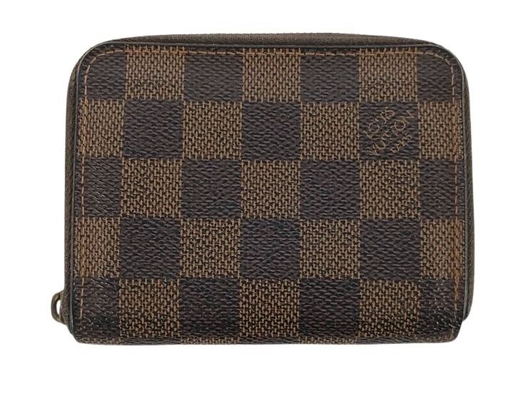 LOUIS VUITTON ルイヴィトン コインケース ジッピーコインパース N63070 エベヌ（ブラウン） ダミエ ユニセックス ラウンドファスナー 小銭入れ