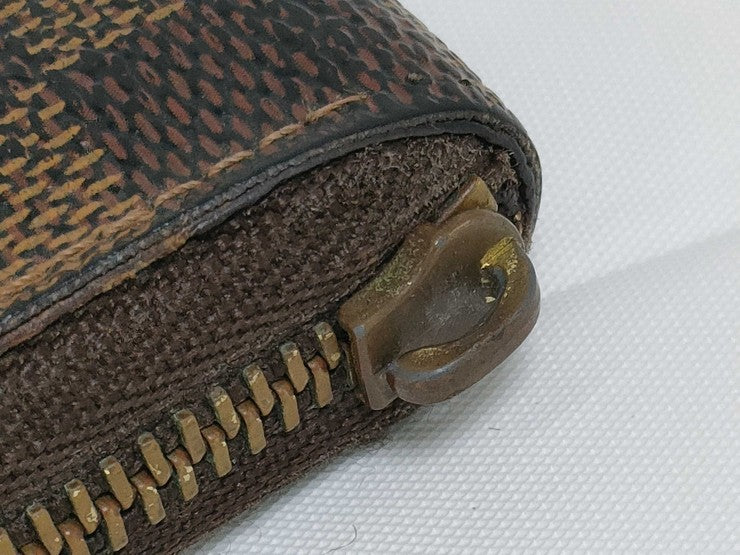 LOUIS VUITTON ルイヴィトン コインケース ジッピーコインパース N63070 エベヌ（ブラウン） ダミエ ユニセックス ラウンドファスナー 小銭入れ