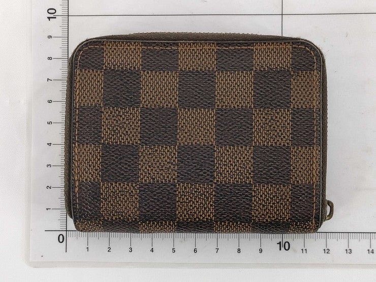 LOUIS VUITTON ルイヴィトン コインケース ジッピーコインパース N63070 エベヌ（ブラウン） ダミエ ユニセックス ラウンドファスナー 小銭入れ