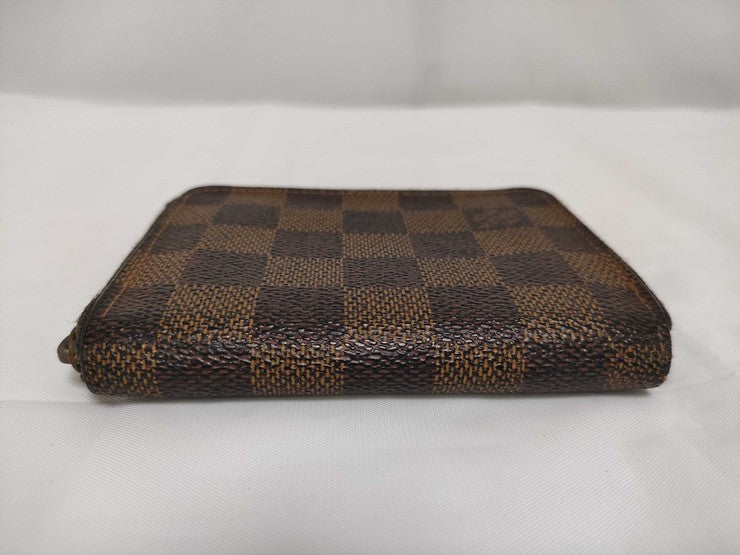 LOUIS VUITTON ルイヴィトン コインケース ジッピーコインパース N63070 エベヌ（ブラウン） ダミエ ユニセックス ラウンドファスナー 小銭入れ