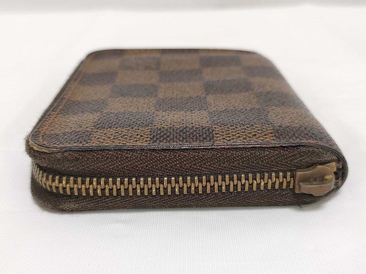 LOUIS VUITTON ルイヴィトン コインケース ジッピーコインパース N63070 エベヌ（ブラウン） ダミエ ユニセックス ラウンドファスナー 小銭入れ
