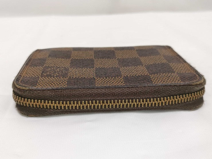 LOUIS VUITTON ルイヴィトン コインケース ジッピーコインパース N63070 エベヌ（ブラウン） ダミエ ユニセックス ラウンドファスナー 小銭入れ