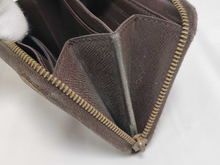 LOUIS VUITTON ルイヴィトン コインケース ジッピーコインパース N63070 エベヌ（ブラウン） ダミエ ユニセックス ラウンドファスナー 小銭入れ