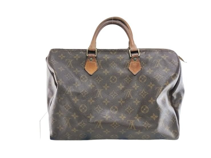 LOUIS VUITTON ルイヴィトン ハンドバッグ スピーディ35 M41107 ブラウン モノグラム・キャンバス レディース ミニボストンバッグ ゴールド金具