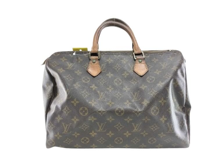 LOUIS VUITTON ルイヴィトン ハンドバッグ スピーディ35 M41107 ブラウン モノグラム・キャンバス レディース ミニボストンバッグ ゴールド金具