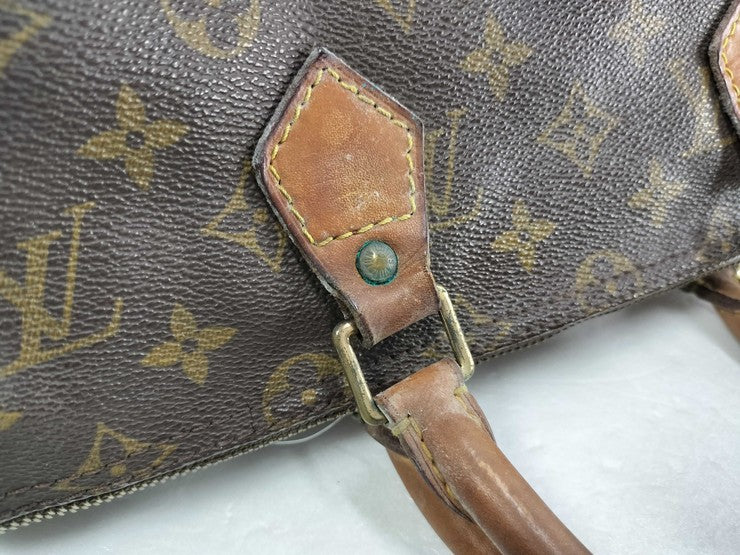 LOUIS VUITTON ルイヴィトン ハンドバッグ スピーディ35 M41107 ブラウン モノグラム・キャンバス レディース ミニボストンバッグ ゴールド金具