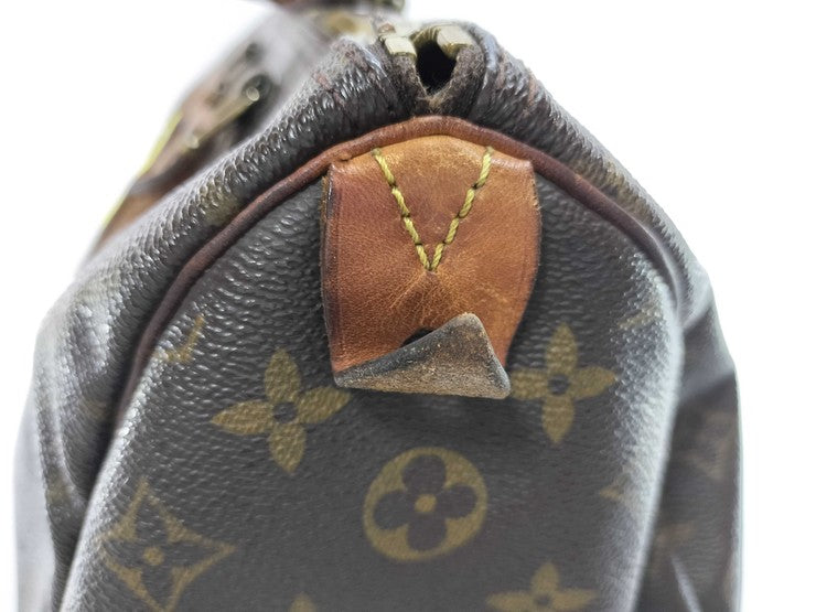 LOUIS VUITTON ルイヴィトン ハンドバッグ スピーディ35 M41107 ブラウン モノグラム・キャンバス レディース ミニボストンバッグ ゴールド金具