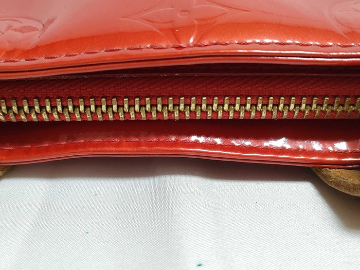 LOUIS VUITTON ルイヴィトン ハンドバッグ ヒューストン M91092 ルージュ モノグラムヴェルニ レディース トートバッグ
