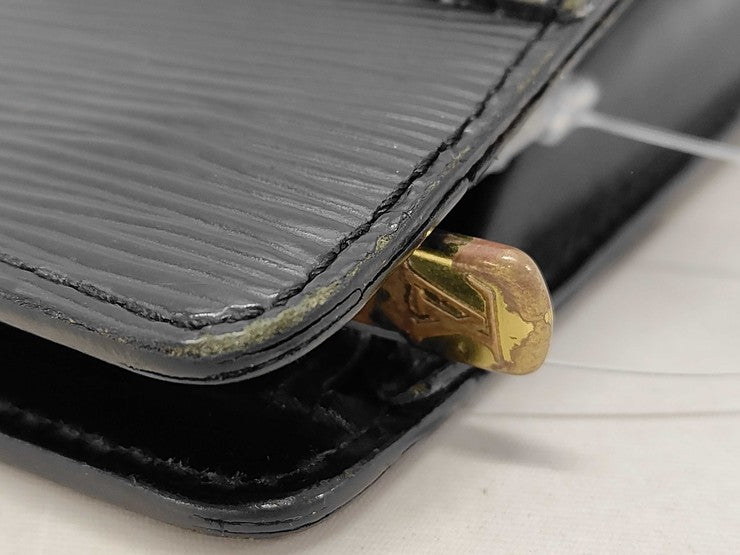 LOUIS VUITTON ルイヴィトン セカンドバッグ ポシェットオム M52522 ノワール（ブラック） エピ・レザー メンズ クラッチバッグ