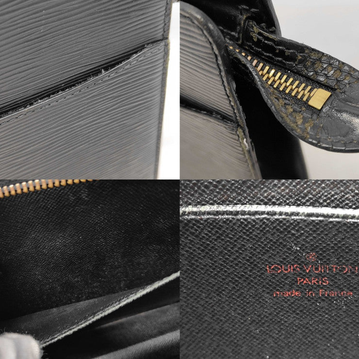 LOUIS VUITTON ルイヴィトン セカンドバッグ ポシェットオム M52522 ノワール（ブラック） エピ・レザー メンズ クラッチバッグ