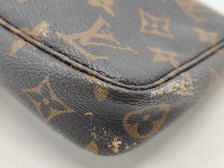 LOUIS VUITTON ルイヴィトン ポーチ ポシェット・アクセソワール M40712 ブラウン モノグラム・キャンバス レディース