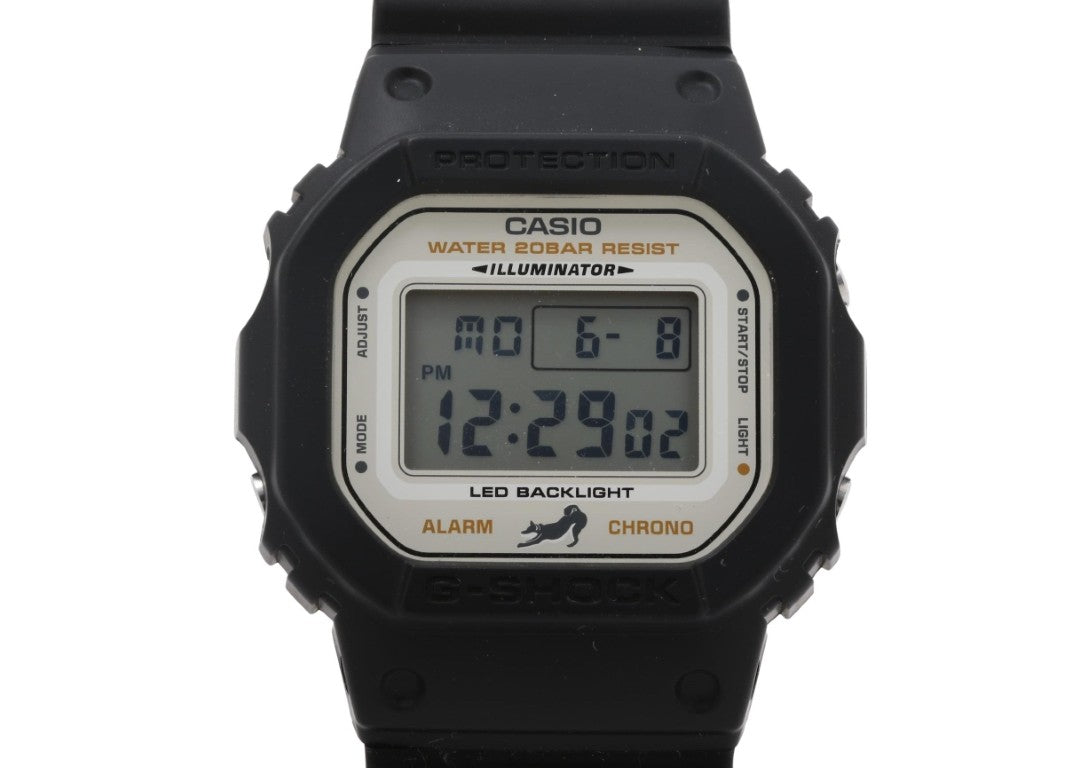 CASIO カシオ 時計 G-SHOCK DIGITAL 5600 SERIES DW-5600SHB-1JR ホワイト ブラック系 樹脂／樹脂（バイオマスプラスチック） メンズ デジタル 美品