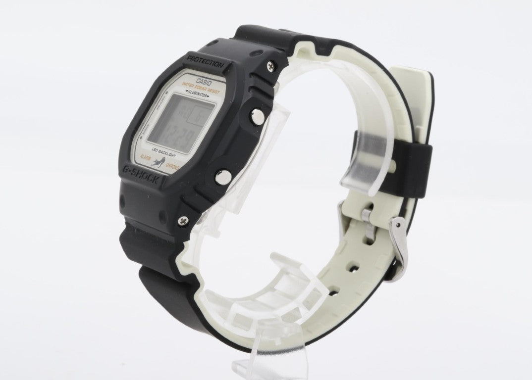 CASIO カシオ 時計 G-SHOCK DIGITAL 5600 SERIES DW-5600SHB-1JR ホワイト ブラック系 樹脂／樹脂（バイオマスプラスチック） メンズ デジタル 美品