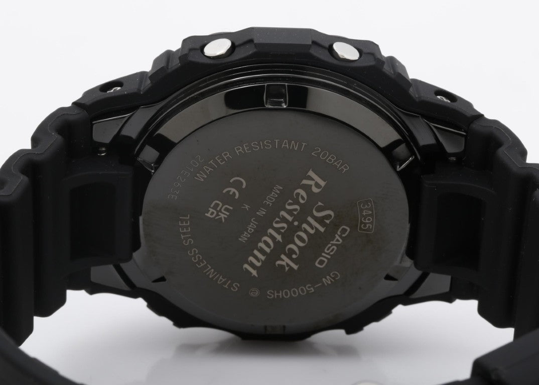 CASIO カシオ 時計 G-SHOCK DIGITAL 5000 SERIES GW-5000HS-1JF ブラック系 ステンレススチール／樹脂（バイオマスプラスチック） メンズ デジタル 超美品