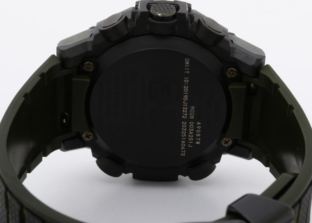 CASIO カシオ 時計 G-SHOCK G-STEEL GST-B300 Series GST-B300XB-1A3JF ブラック カーキ系 樹脂 ステンレススチール カーボン メンズ アナデジ 美品