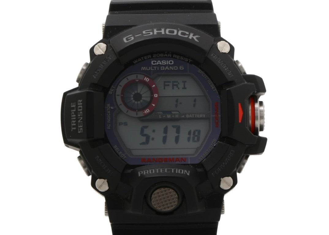 CASIO カシオ 時計 G-SHOCK MASTER OF G - LAND RANGEMAN GW-9400J-1JF ブラック系 樹脂 メンズ デジタル 美品