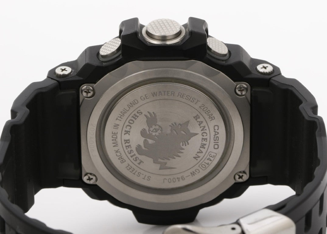 CASIO カシオ 時計 G-SHOCK MASTER OF G - LAND RANGEMAN GW-9400J-1JF ブラック系 樹脂 メンズ デジタル 美品