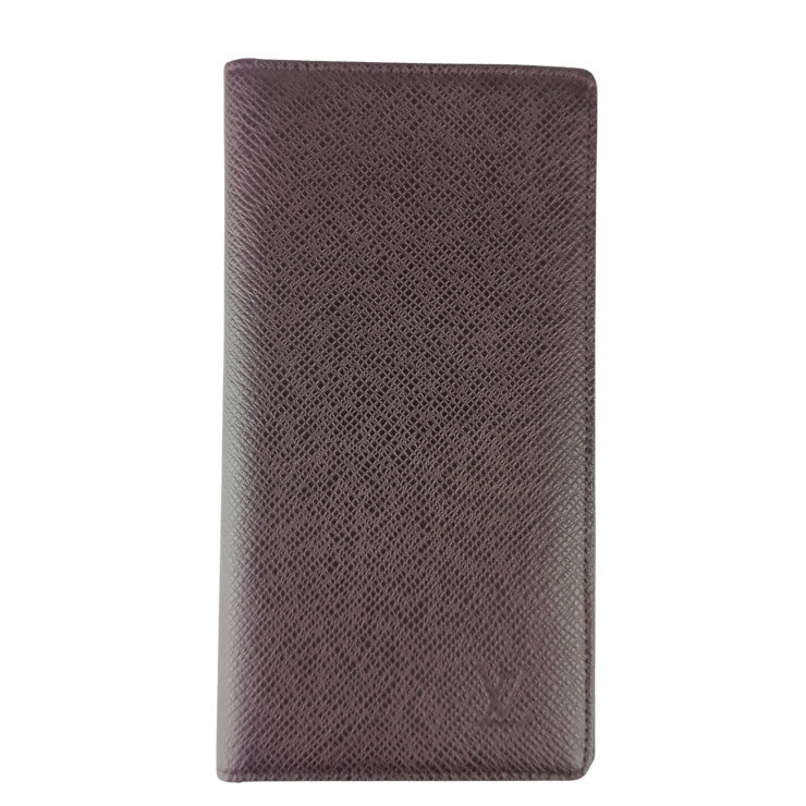 LOUIS VUITTON ルイヴィトン 長財布 タイガ ポルト 14 カルト クレディ M30406 アカジュー系 レザー メンズ 札入れ 超美品