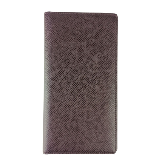 LOUIS VUITTON ルイヴィトン 長財布 タイガ ポルト 14 カルト クレディ M30406 アカジュー系 レザー メンズ 札入れ 超美品
