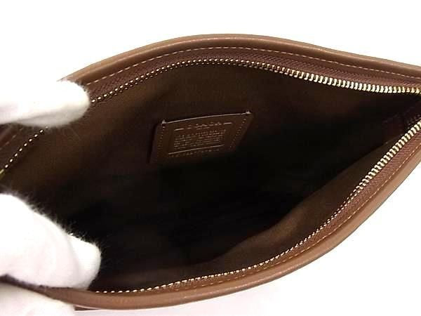 COACH コーチ ショルダーバッグ ジップ トップ ファイル バッグ F29210 ブラウン系 PVCレザー レディース 新品未使用展示品