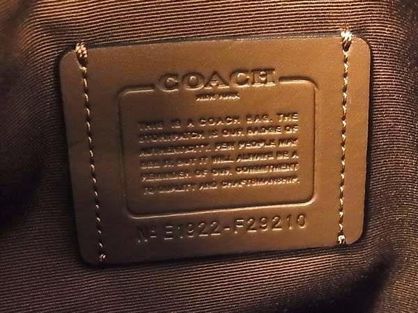 COACH コーチ ショルダーバッグ ジップ トップ ファイル バッグ F29210 ブラウン系 PVCレザー レディース 新品未使用展示品