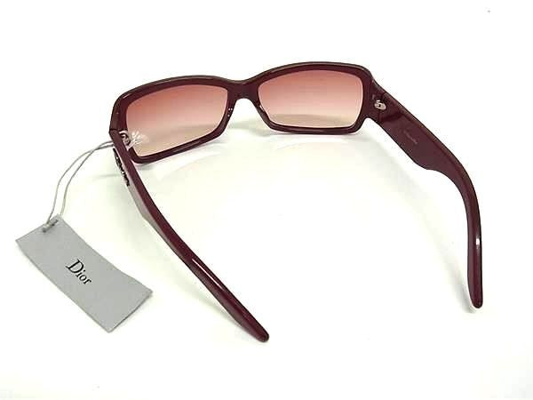DIOR ディオール サングラス EXTRALIGHT エクストラライト DIOREXTRALIGHT/F ボルドー系 レディース アジアンフィット シルバー金具 超美品