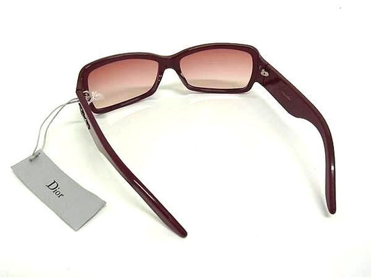 DIOR ディオール サングラス EXTRALIGHT エクストラライト DIOREXTRALIGHT/F ボルドー系 レディース アジアンフィット シルバー金具 超美品