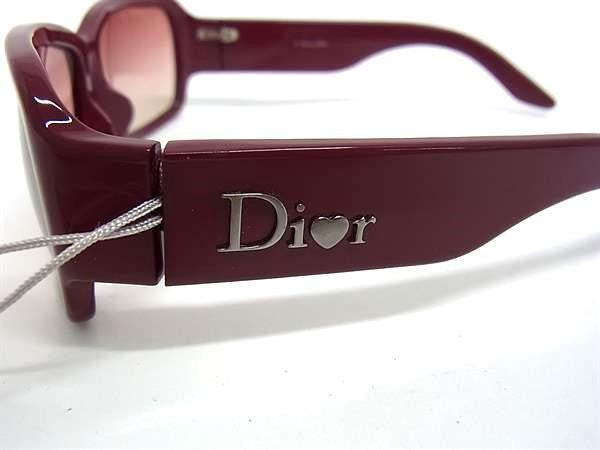 DIOR ディオール サングラス EXTRALIGHT エクストラライト DIOREXTRALIGHT/F ボルドー系 レディース アジアンフィット シルバー金具 超美品