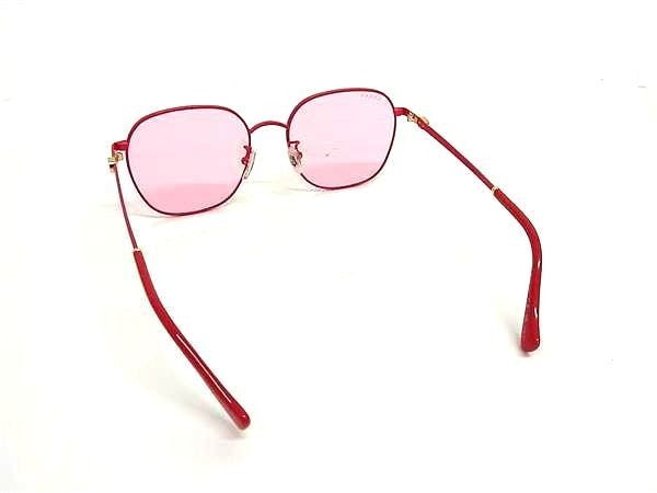 GUCCI グッチ サングラス アジアンフィット GG1142SA レッド系 ピンク系 メタル プラスチック レディース GGマーモント 超美品