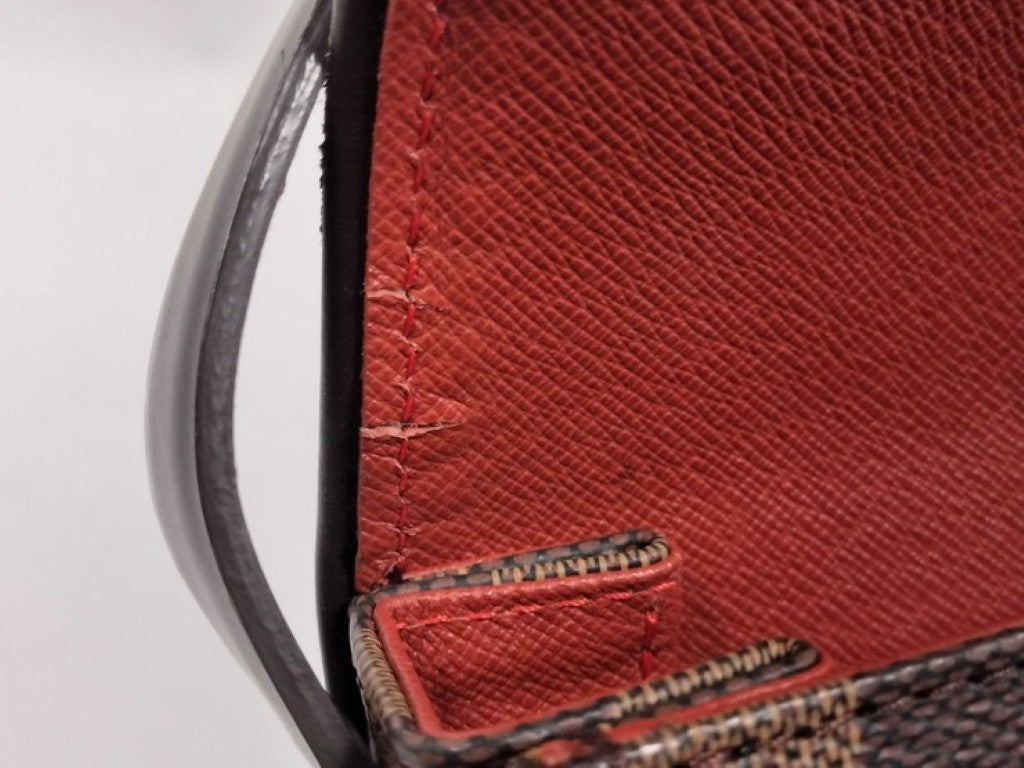 LOUIS VUITTON ルイヴィトン ショルダーバッグ トライベッカ ミニ N51162 エベヌ（ブラウン）系 LOUIS VUITTON ダミエ レディース ゴールド金具 美品