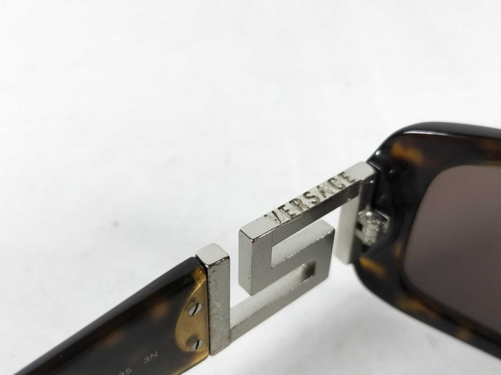 VERSACE ヴェルサーチェ サングラス 4111-B ブラウン系 プラスチック ユニセックス