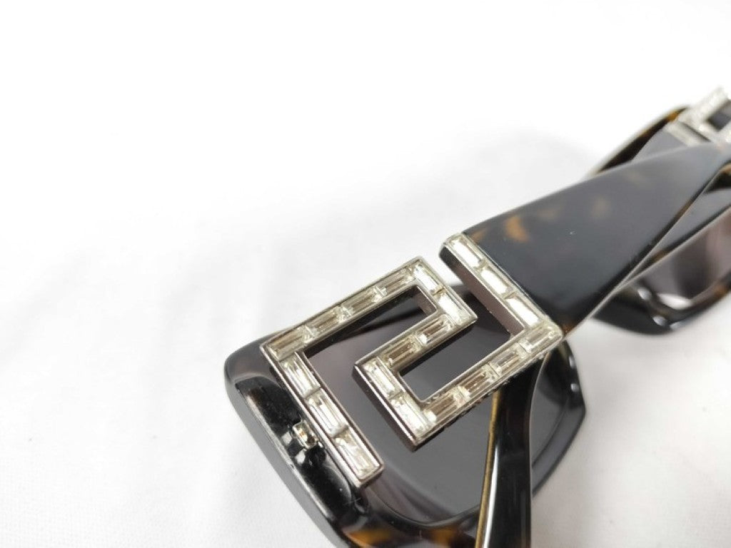 VERSACE ヴェルサーチェ サングラス 4111-B ブラウン系 プラスチック ユニセックス