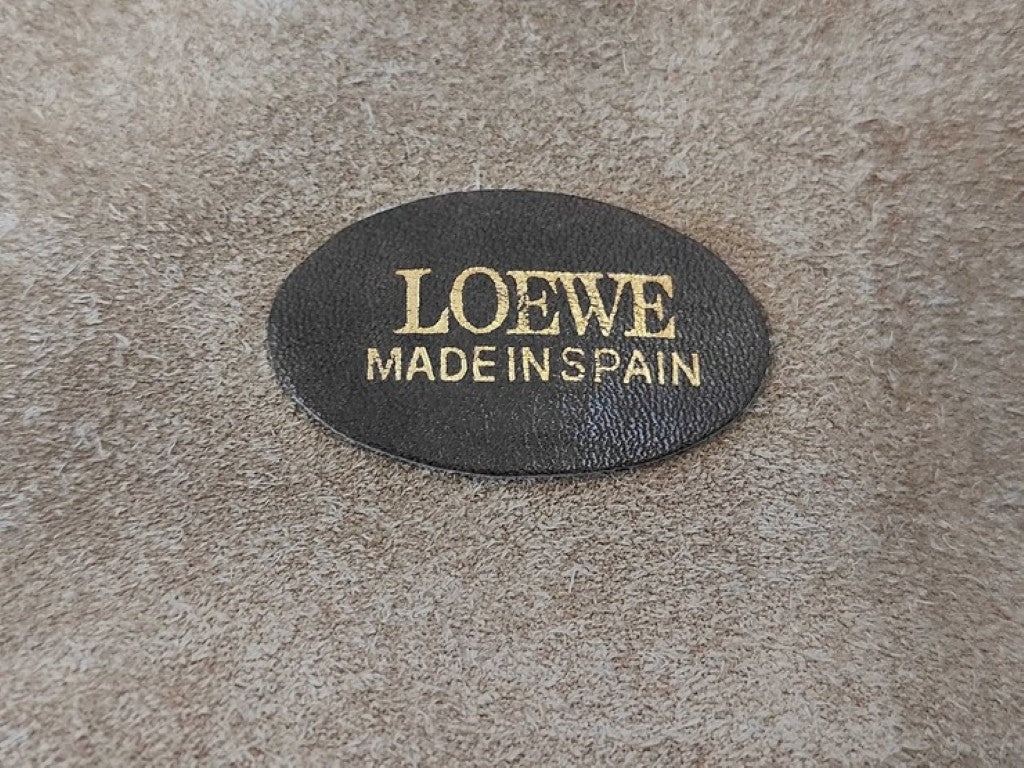 LOEWE ロエベ ハンドバッグ アマソナ40 ブラウン系 レザー レディース ボストンバッグ ゴールド金具