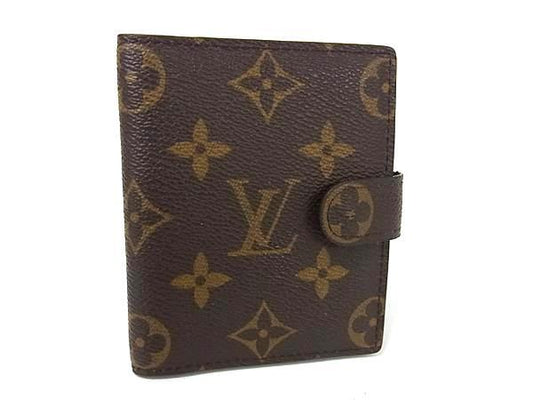 LOUIS VUITTON ルイヴィトン 手帳カバー アジェンダ ミニ R20007 ブラウン モノグラム ユニセックス 美品