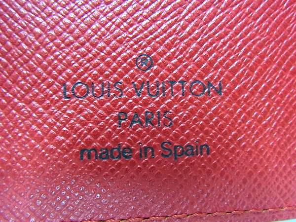 LOUIS VUITTON ルイヴィトン 手帳カバー アジェンダPM R2005E ルージュ(レッド) エピ レディース 超美品