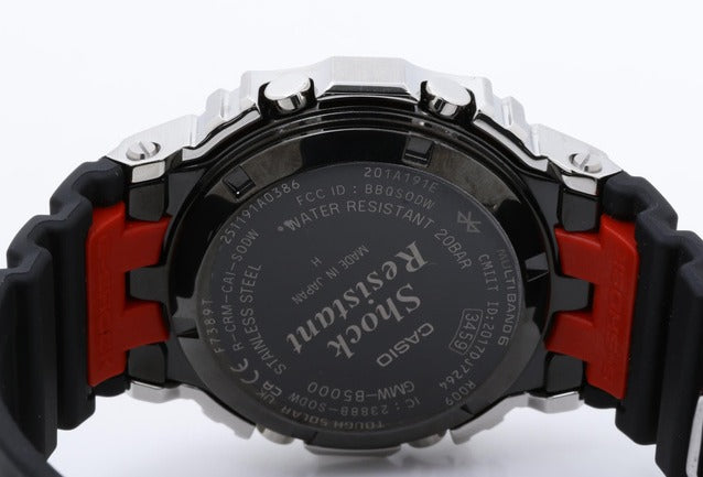 CASIO カシオ 腕時計 GSHOCK フルメタル GMWB50001JF シルバー ブラック SS×樹脂 メンズ ソーラー電波 デジタル 超美品
