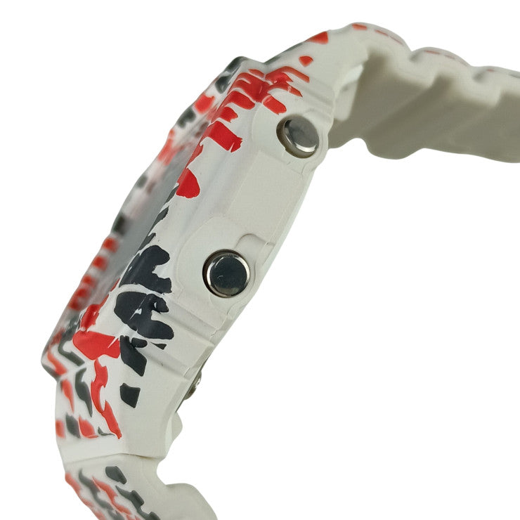 CASIO カシオ 腕時計 GSHOCK MARNIコラボ GMDS5610MA / WHMH0001A1 ホワイト×ブラック×レッド 樹脂×SS ユニセックス デジタル 美品