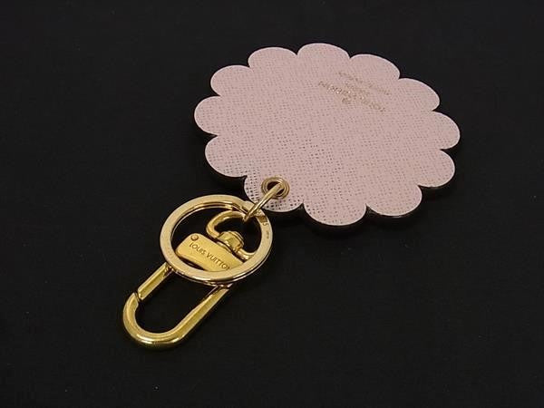 LOUIS VUITTON ルイヴィトン キーホルダー ポルトクレ ファン フェイス ライオン M68475 ブラウン系 モノグラム ユニセックス スタッズ