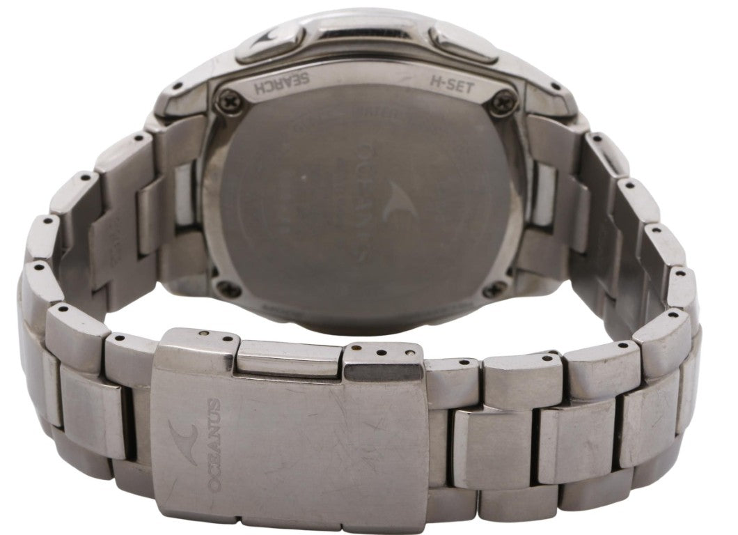 CASIO カシオ 時計 OCEANUS Classic Line オシアナス クラシックライン OCWT100 ブラック シルバー チタン メンズ アナログ
