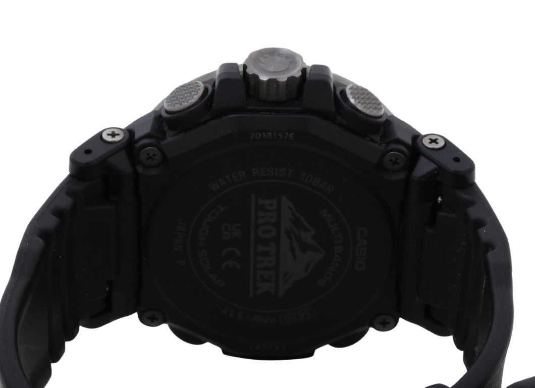 CASIO カシオ 時計 PRO TREK プロトレック Climber Line PRW51Y1JF ブラック 樹脂（バイオマス）／ステンレススチール メンズ アナデジ 美品