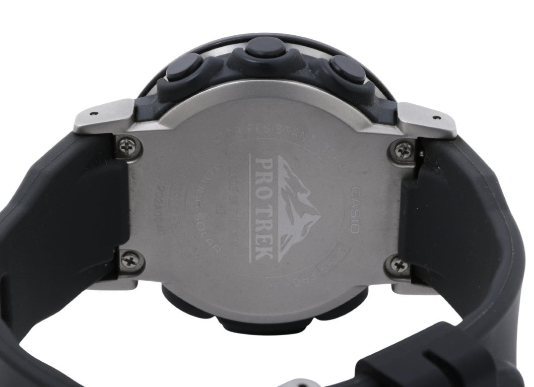 CASIO カシオ 時計 PRO TREK プロトレック Climber Line PRG301JF ブラック 樹脂 デュラソフトバンド メンズ デジタル